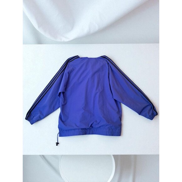 Adidas Men's Athletic Hooded Pullover Windbreaker Rain Jacket - Picture 3 of 12